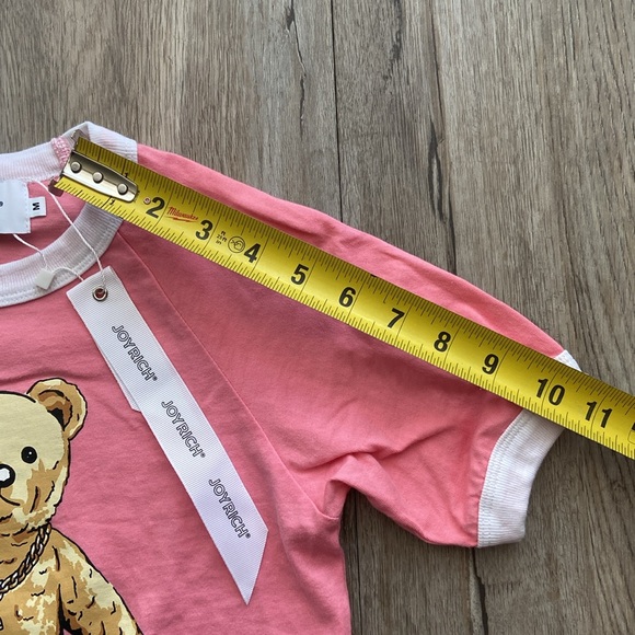 Joyrich Rock Teddy Pink Crop Top - Picture 7 of 9